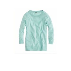 J Crew Merino Wool Trippa sweater. Mint Green